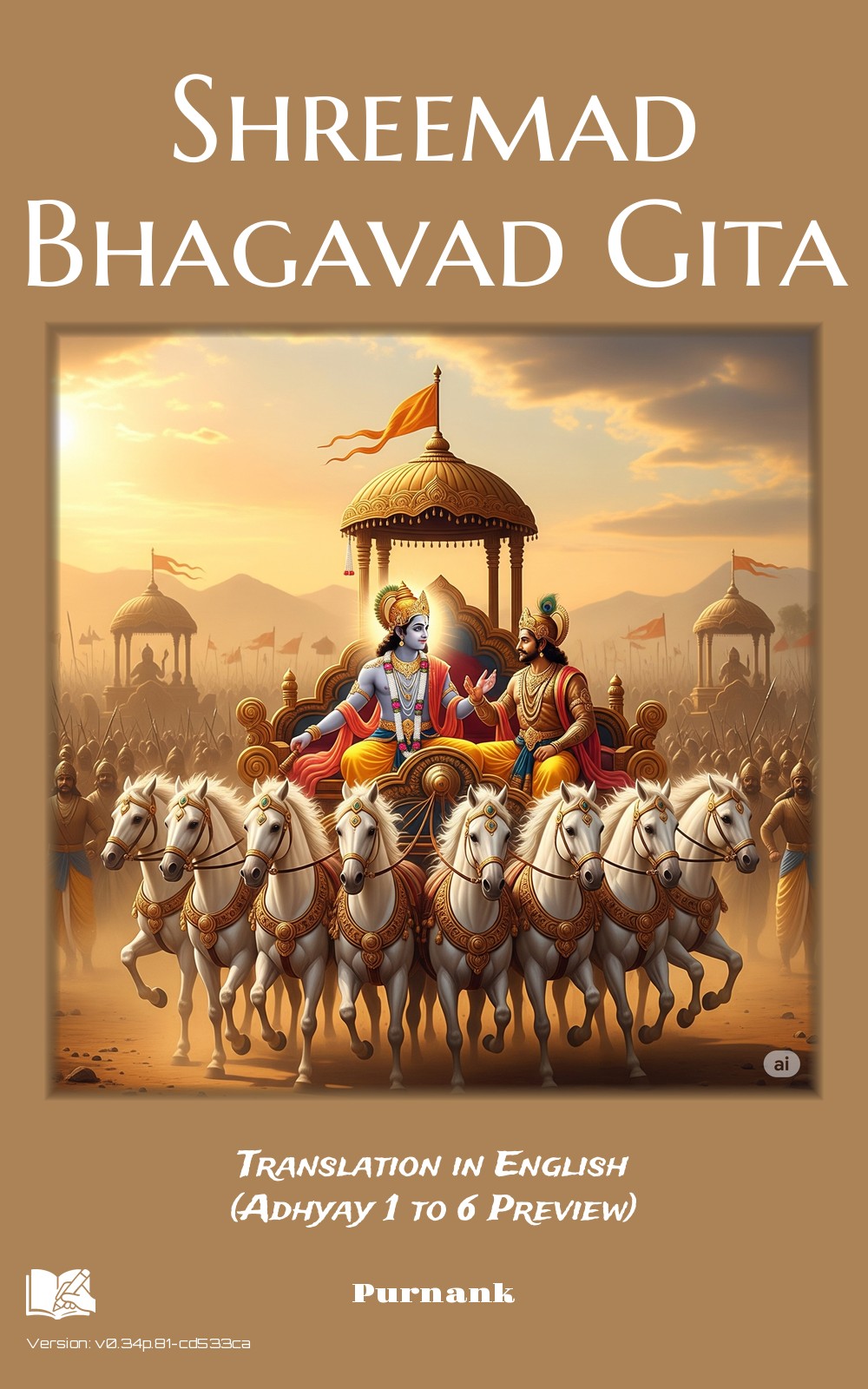 Cover for Shreemad Bhagavad Gita - Adhyay 1 to 6