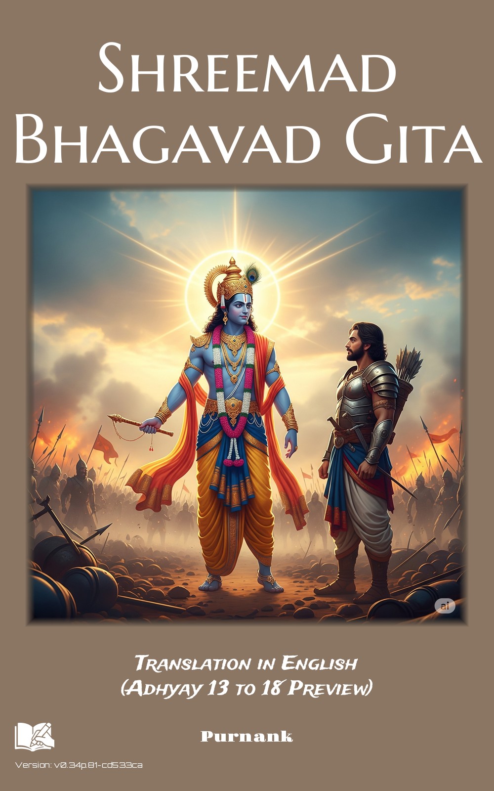 Cover for Shreemad Bhagavad Gita - Adhyay 13 to 18